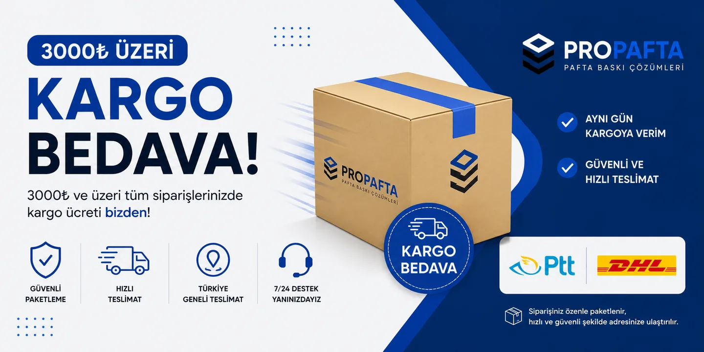 ProPafta 3000 TL üzeri kargo bedava kampanya bannerı